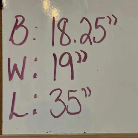 Loft small mixed media 3/4 sleeve black/white/blue dress - Picture 6 of 7